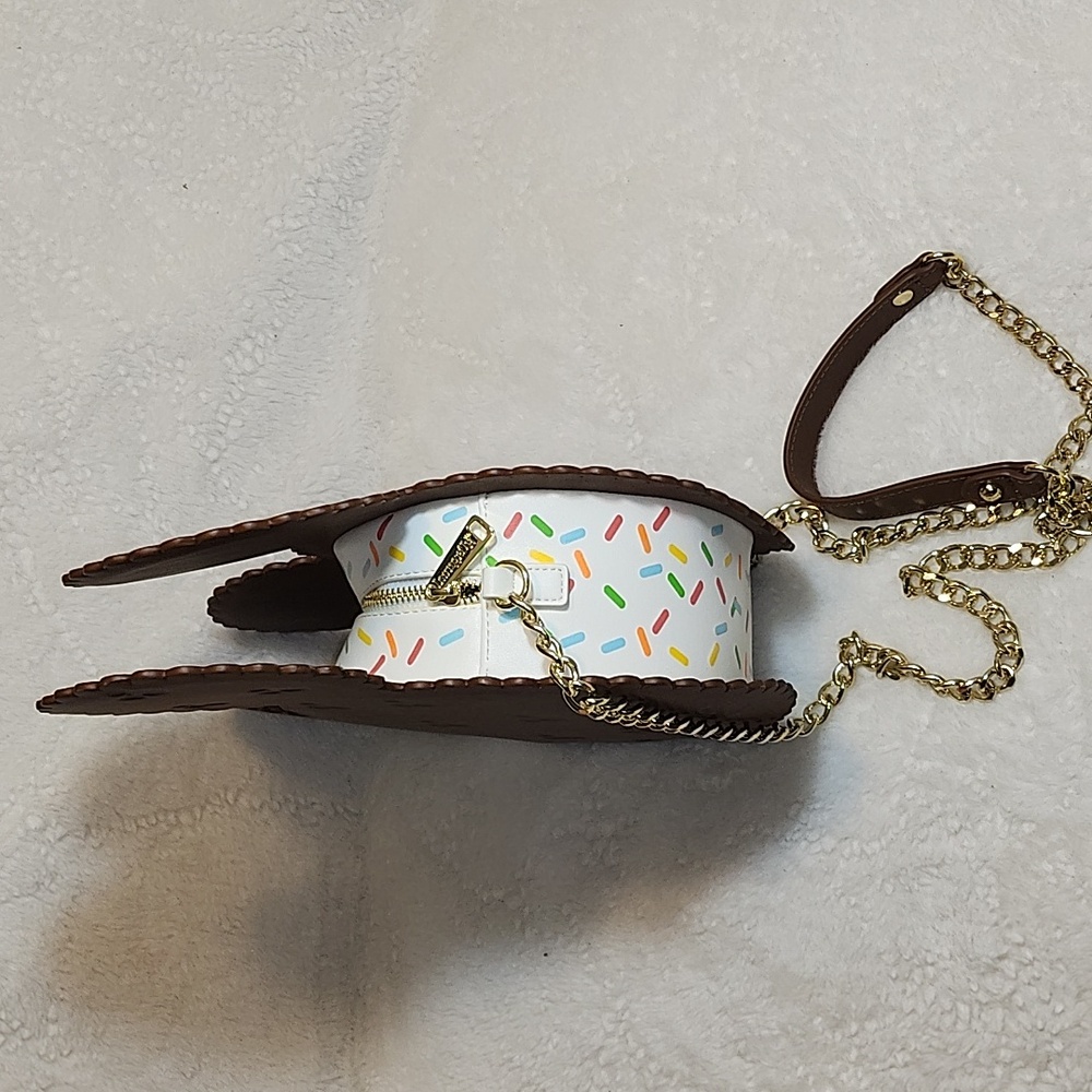 Loungefly Disney Mickey Mouse Ice Cream Sandwich Crossbody Bag - Picture 8 of 16